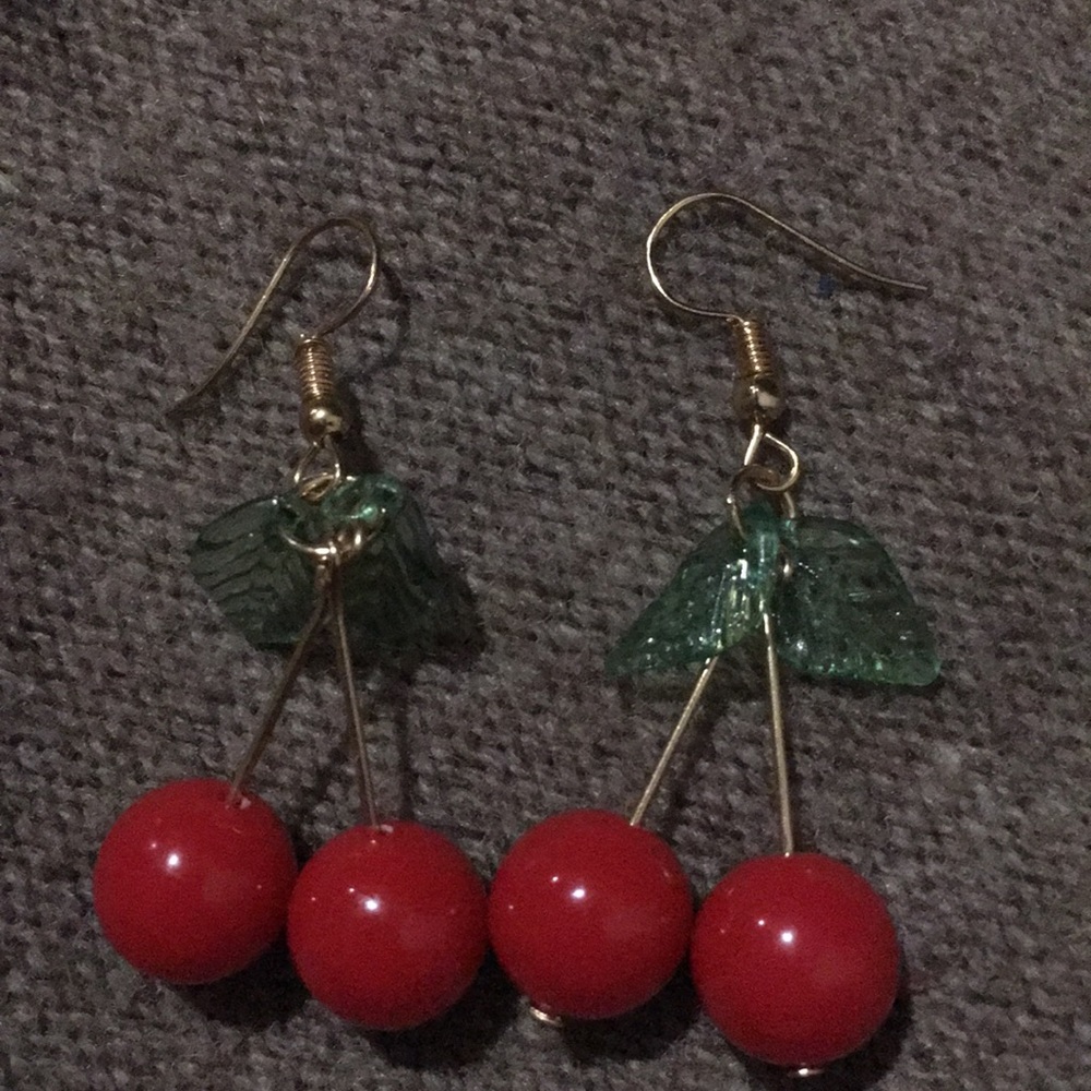 Cherry earrings